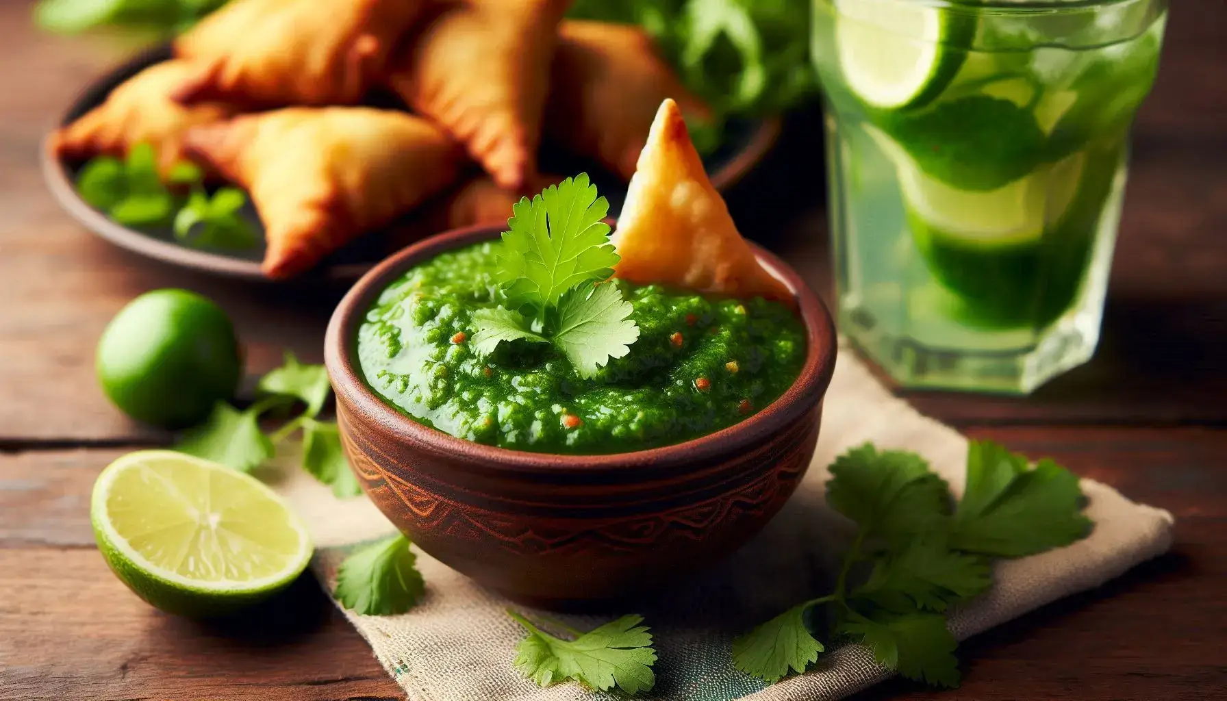 Variety of Indian chutneys